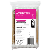 Aero Healthcare AEROSWAB 15cm Wood Single End Applicators Bag/100